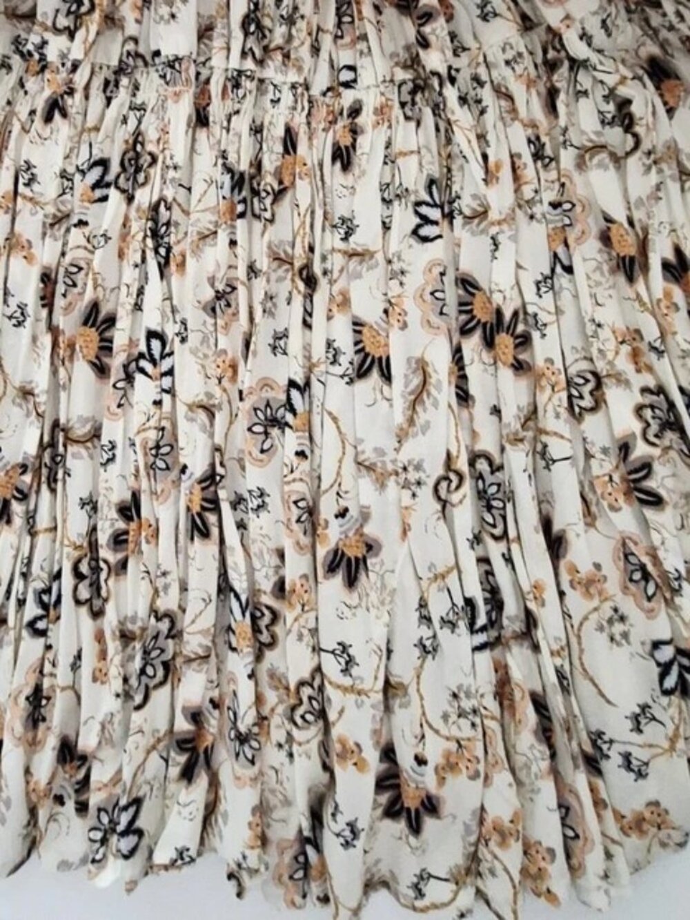 Free People Sweet Escape Maxi Dress Ivory Combo Size L NWT - Picture 5 of 16